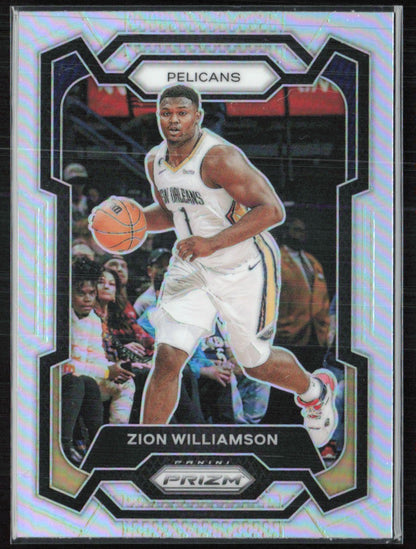 Zion Williamson Silver Prizm