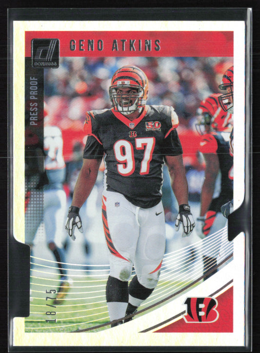 Geno Atkins /75 Press Proof
