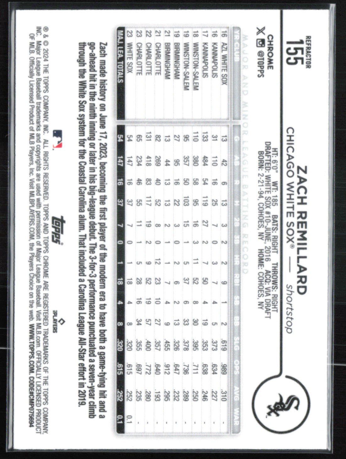 Zach Remillard RC Refractor