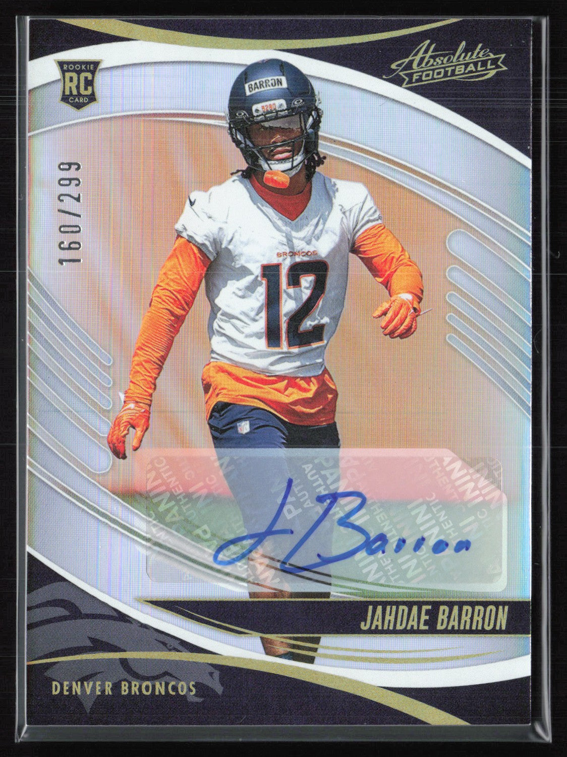 Jahdae Barron RC Auto /299 2025 Absolute
