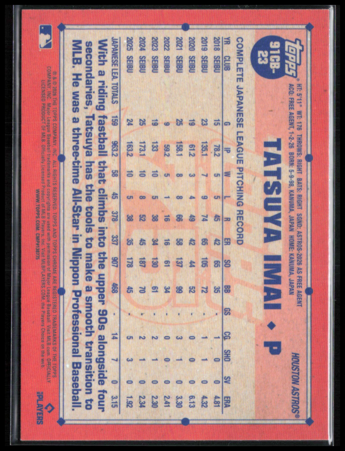Tatsuya Imai RC Refractor