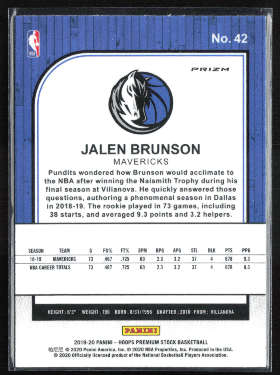 Jalen Brunson Green Prizm