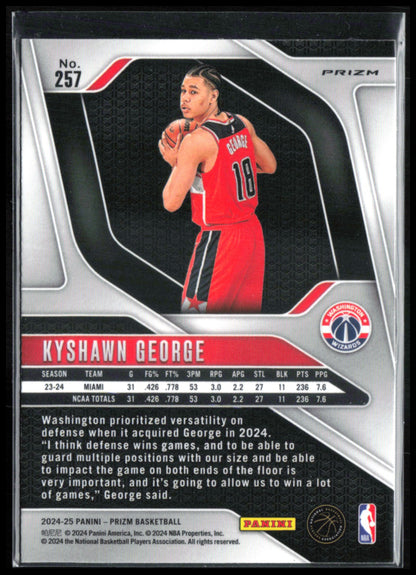 Kyshawn George RC Silver Prizm