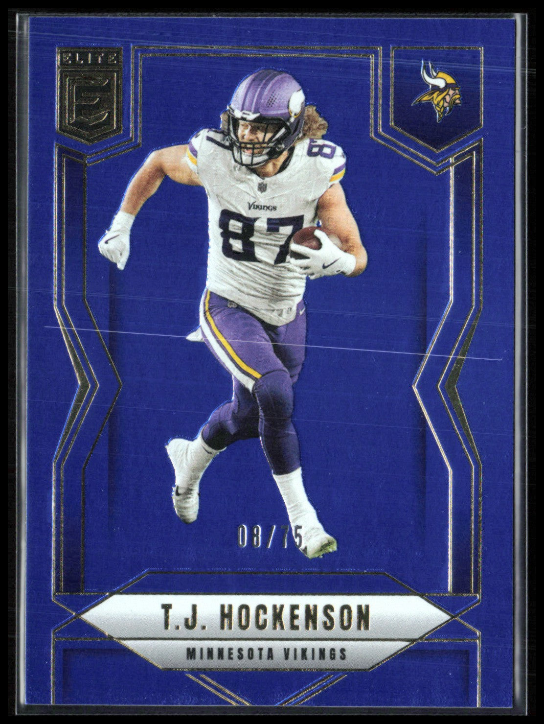 T.J. Hockenson Blue /75 2025 Elite