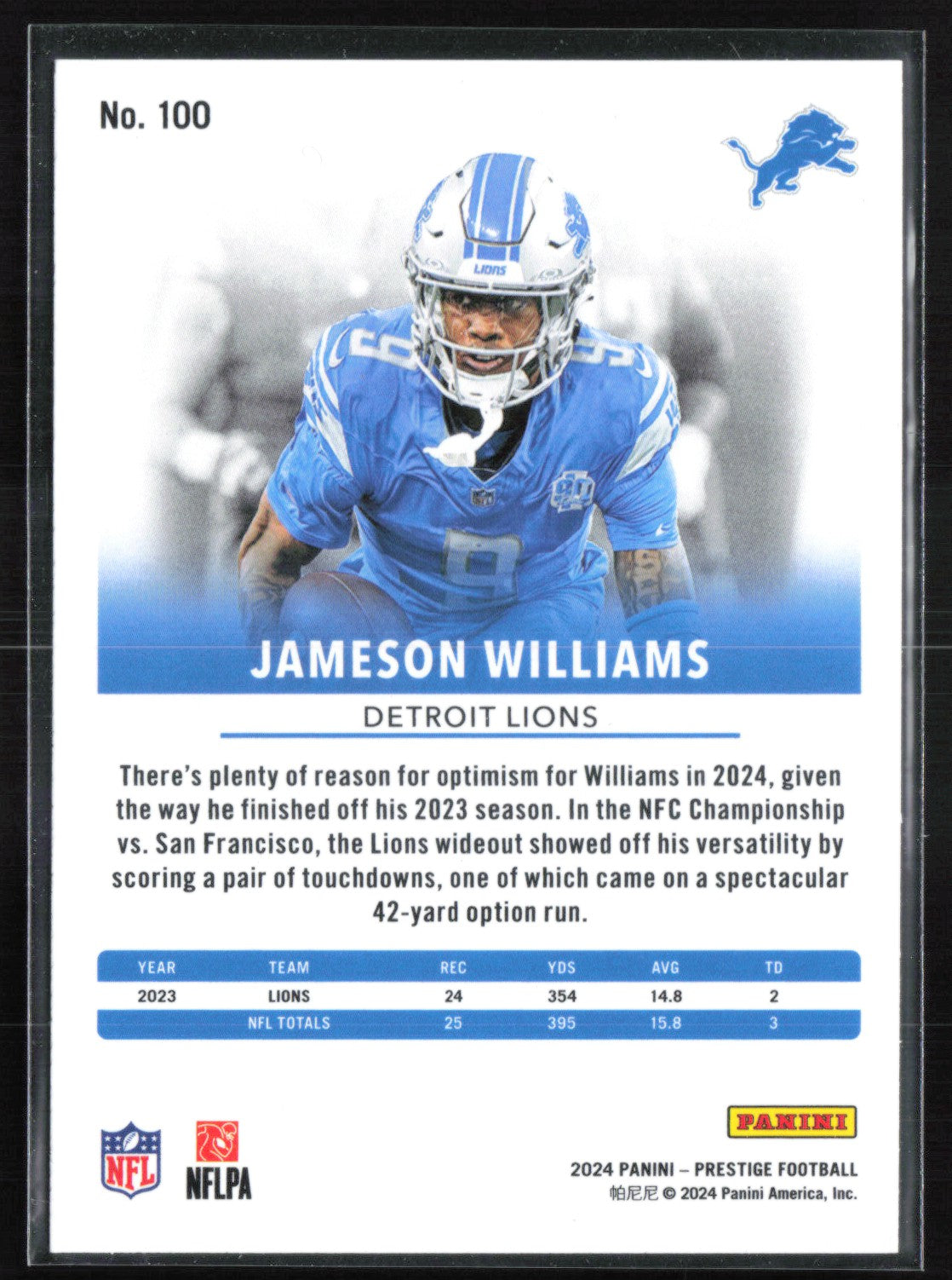 Jameson Williams Xtra Points