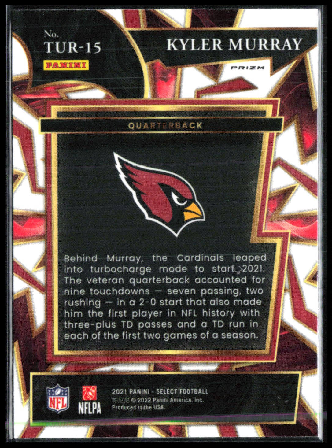 Kyler Murray Turbocharged Silver