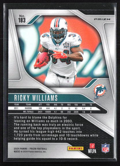 Ricky Williams Silver Prizm