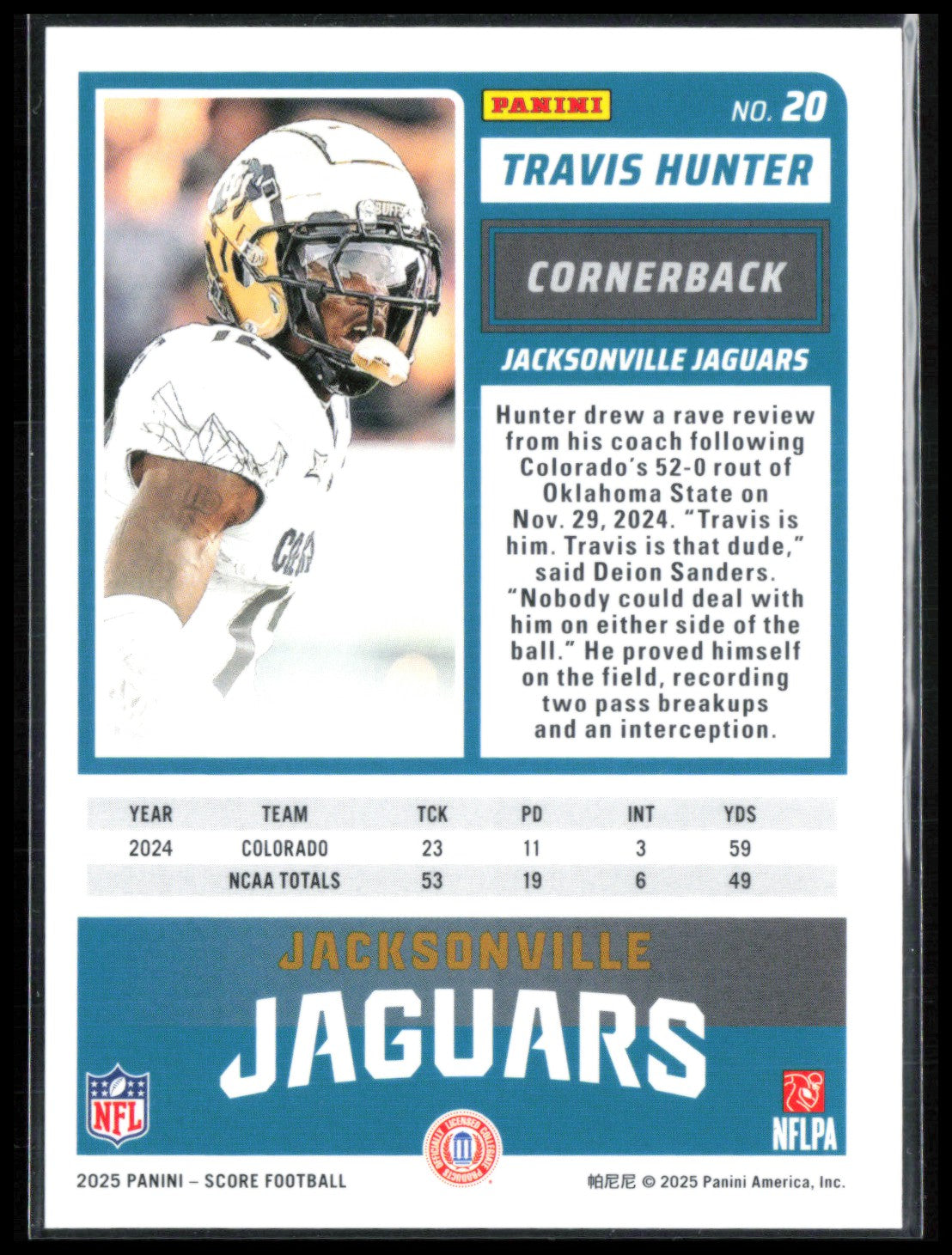 Travis Hunter RC