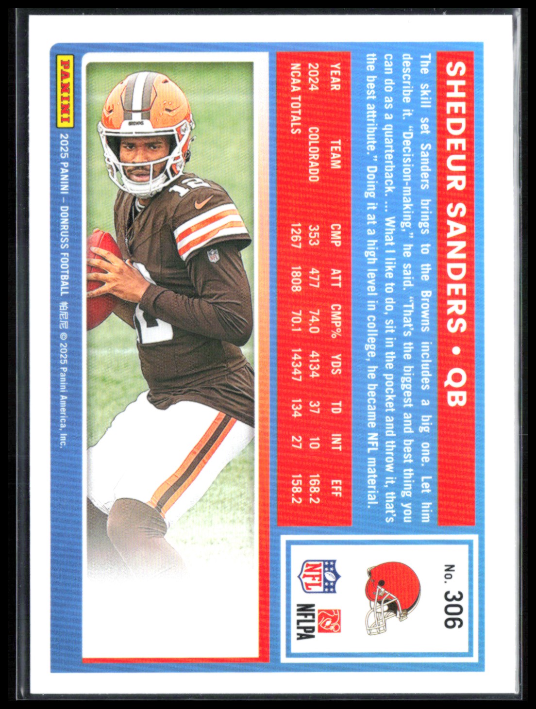 Shedeur Sanders RC Green