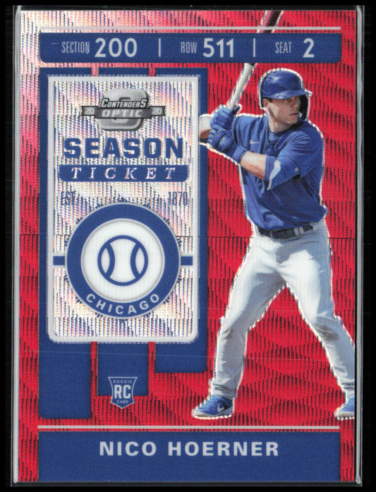 Nico Hoerner RC Red Wave /199