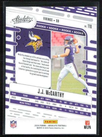 J.J. McCarthy RC