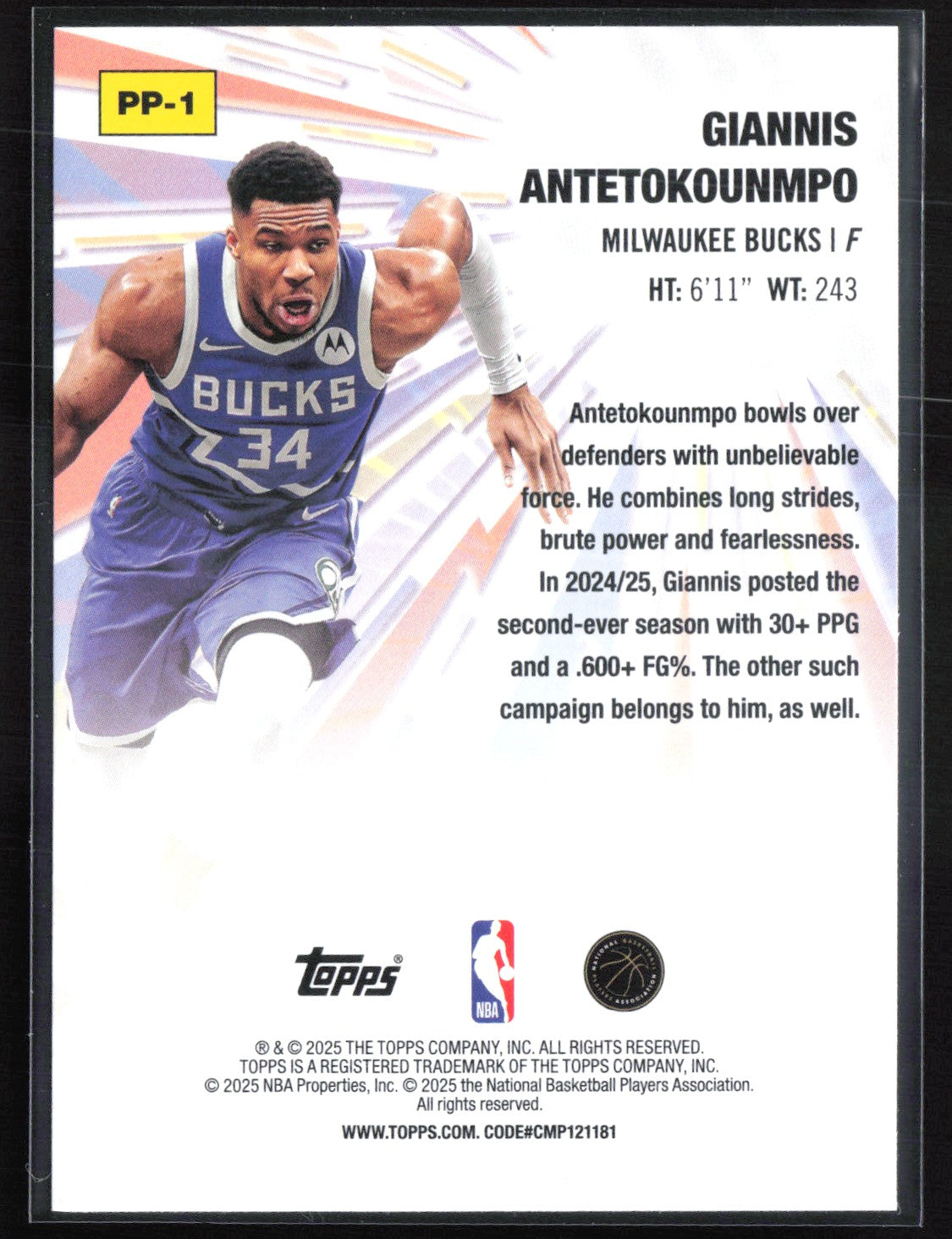 Giannis Antetokounmpo Power PLayers