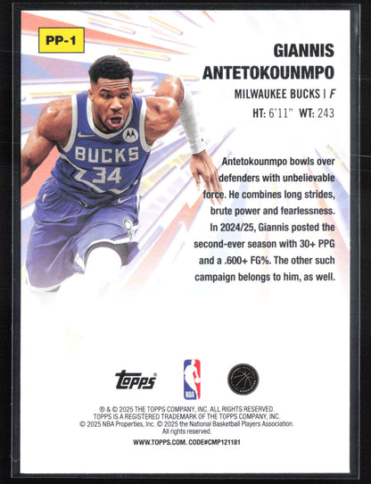 Giannis Antetokounmpo Power PLayers