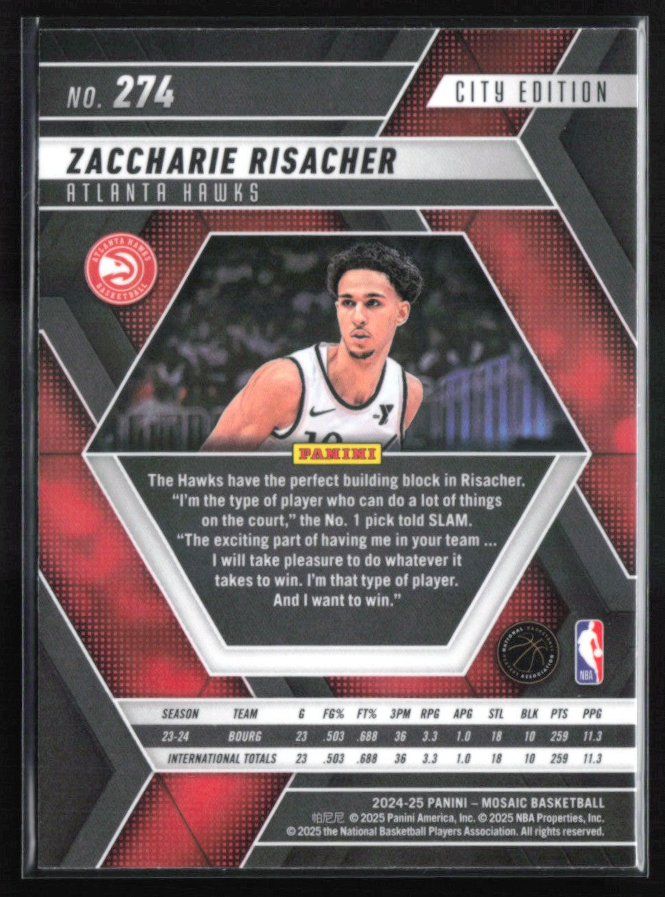 Zaccharie Risacher RC