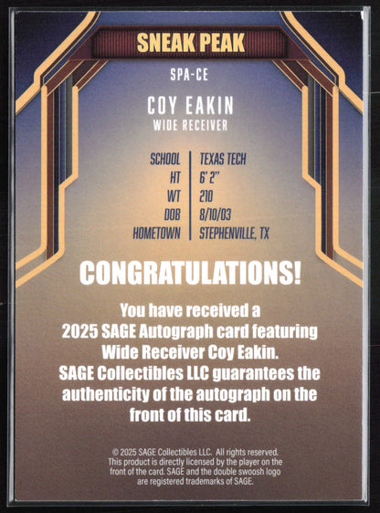 Coy Eakin Auto Sage