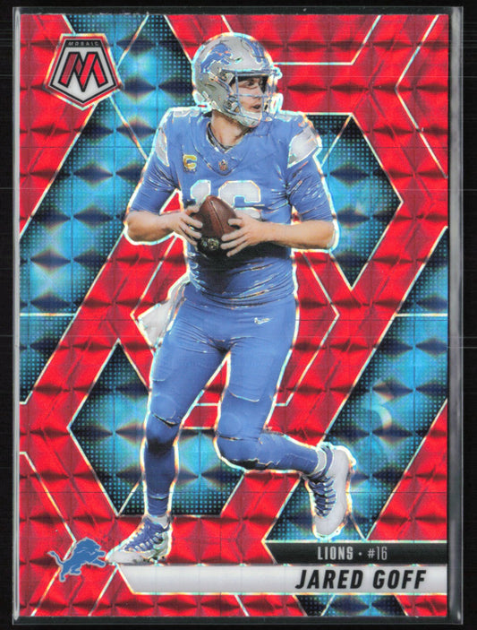 Jared Goff Red Mosaic