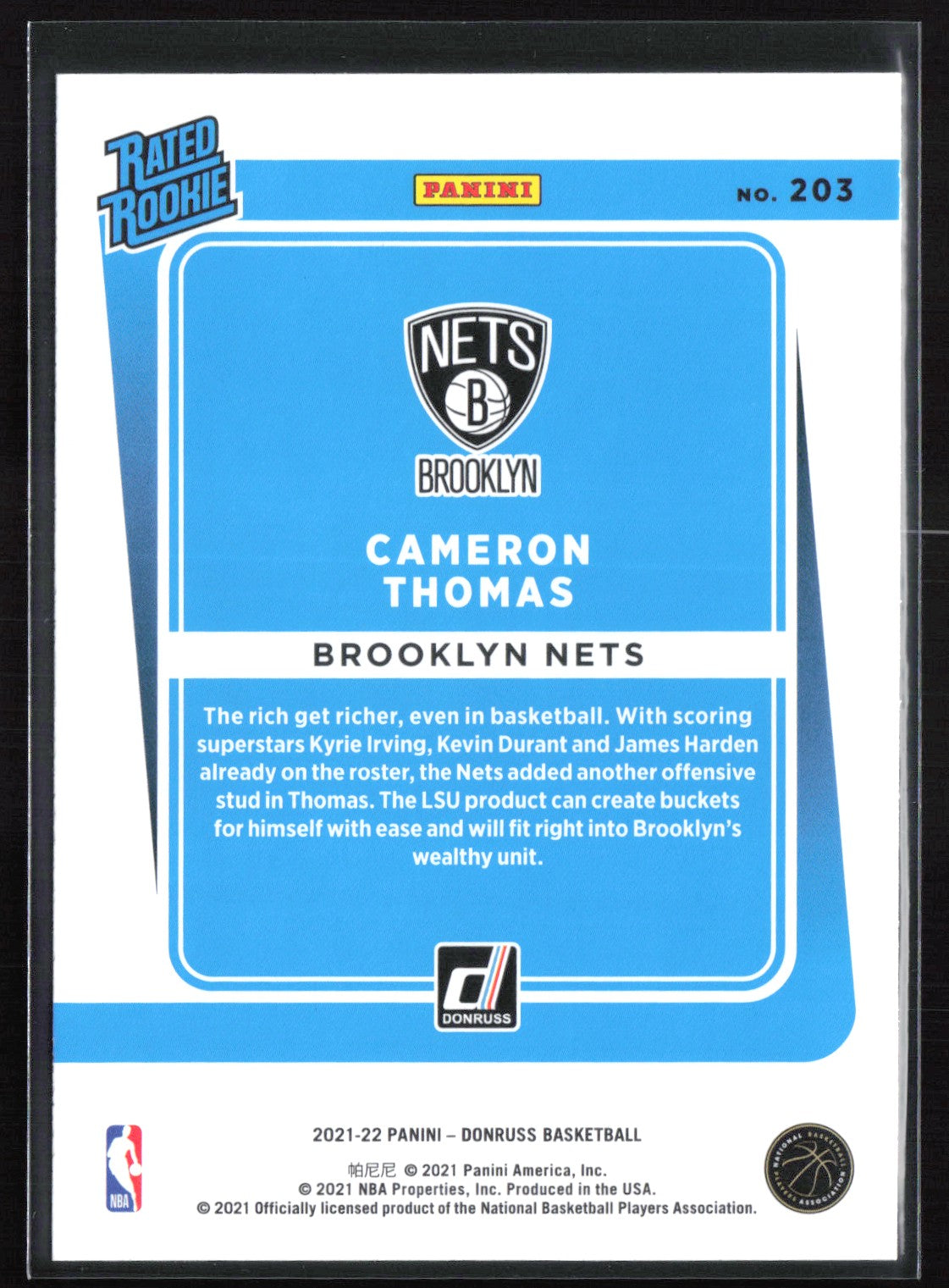 Cameron Thomas RC