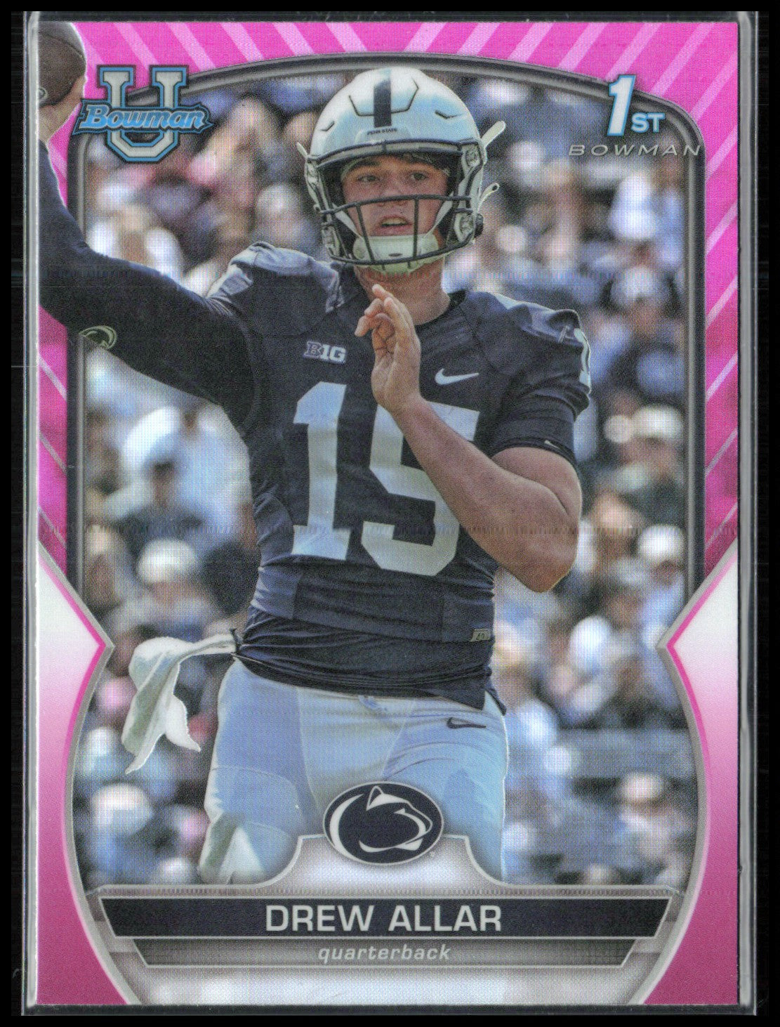 Drew Allar 1st Bowman Pink Refractor