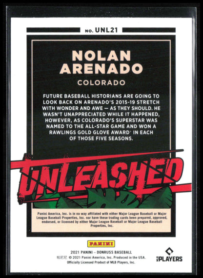 Nolan Arenado Unleashed Diamond