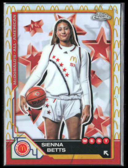 Sienna Betts McDonald's Parallel 2025 Topps Chrome