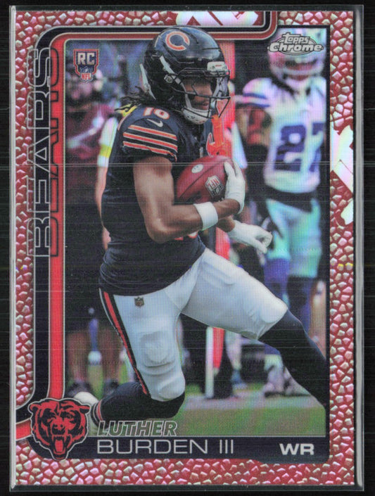 Luther Burden III RC Pigskin Parallel 2025 Topps Chrome