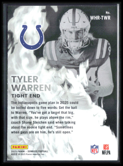 Tyler Warren RC White-Hot Rookeis