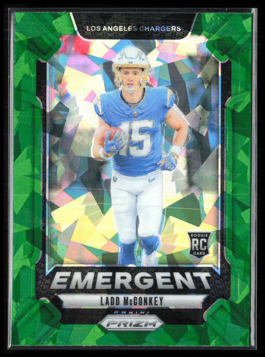 Ladd McConkey RC Green Ice Emergent