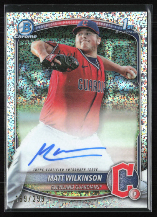 Matt Wilkinson 1st Bowman Auto Mini Diamond /299