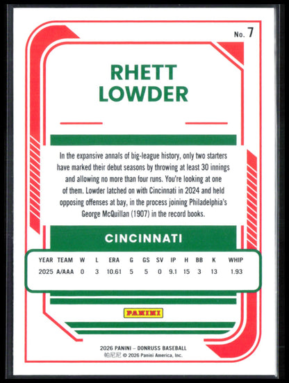 Rhett Lowder Red Blue