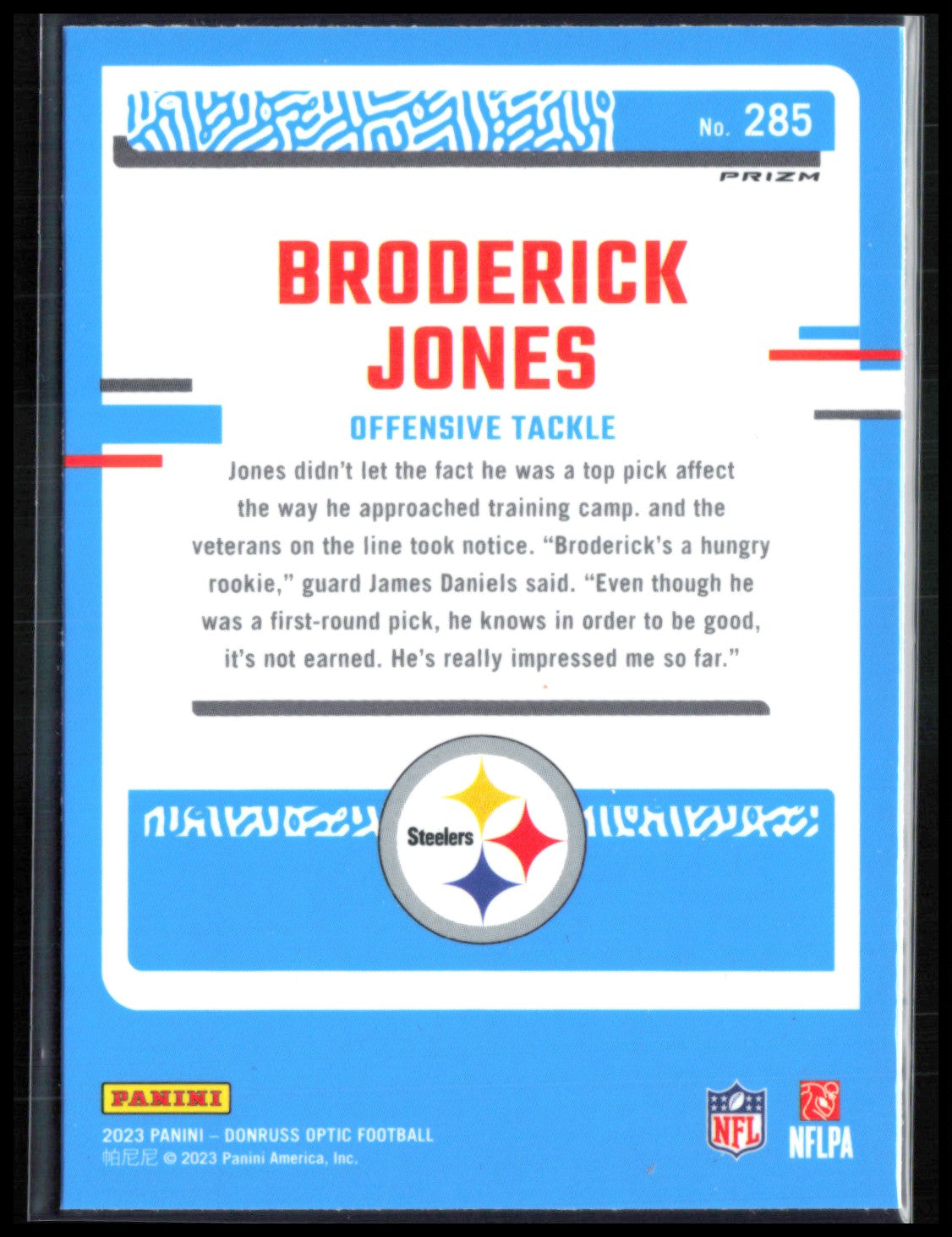 Broderick Jones RC Stars