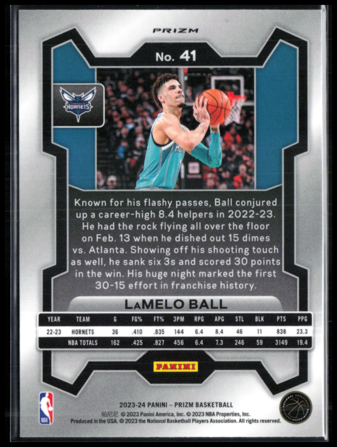 LaMelo Ball Silver Prizm
