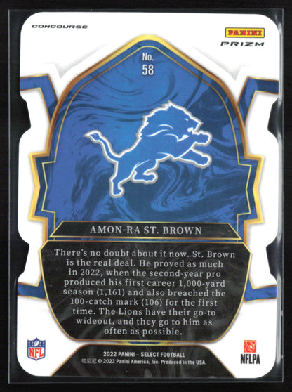 Amon-Ra St. Brown Black Red Die-Cut