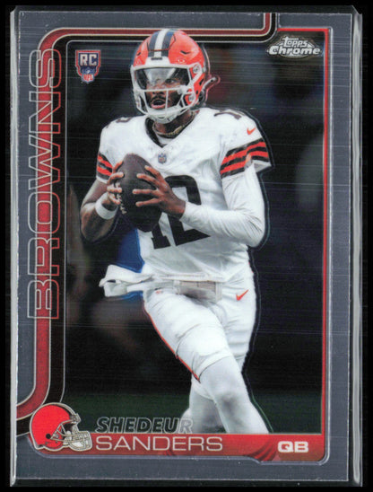 Shedeur Sanders RC 2025 Topps Chrome