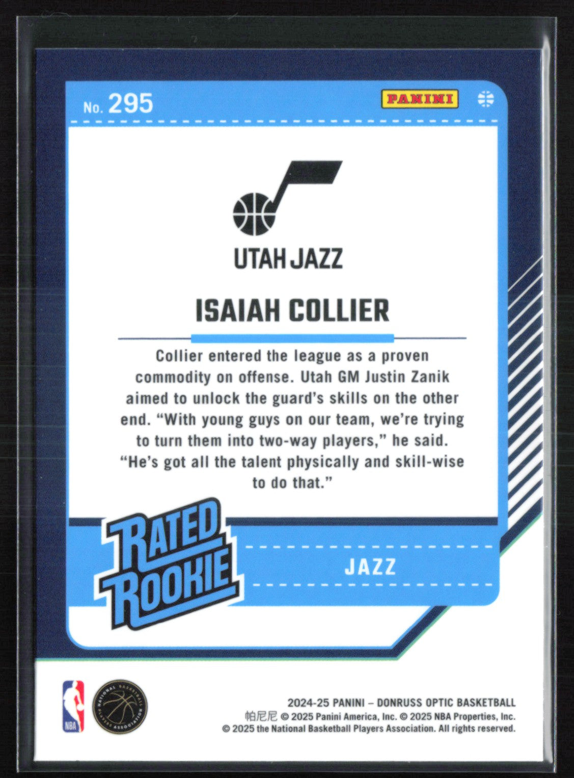 Isaiah Collier RC