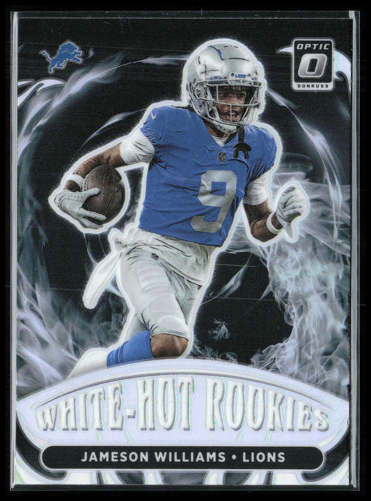 Jameson Williams RC White-Hot Rookies Holo