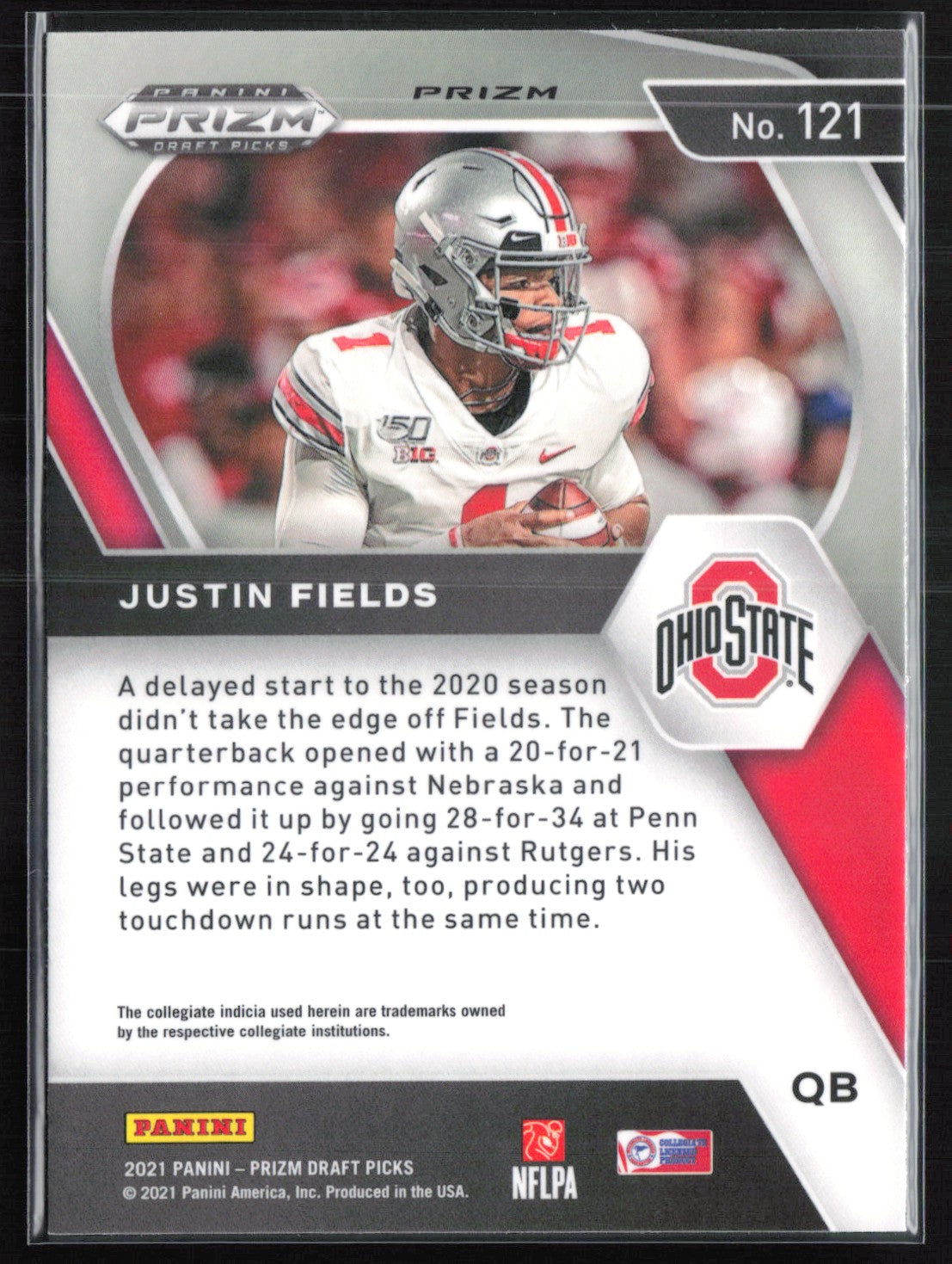 Justin Fields RC Silver
