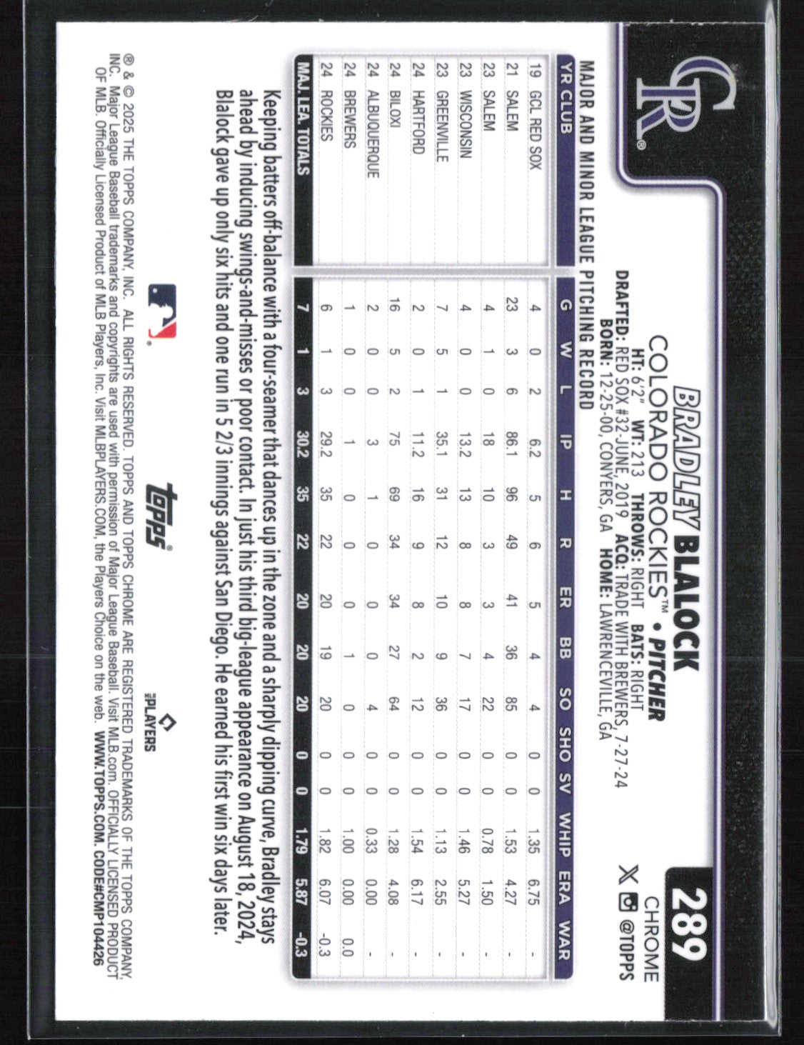 Bradley Blalock RC X-Fractor