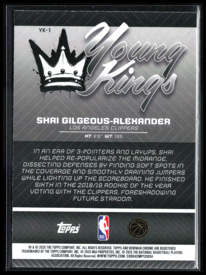 Shai Gilgeous-Alexander Young Kings