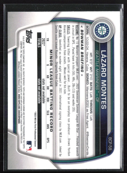 Lazaro Montes 1st Bowman