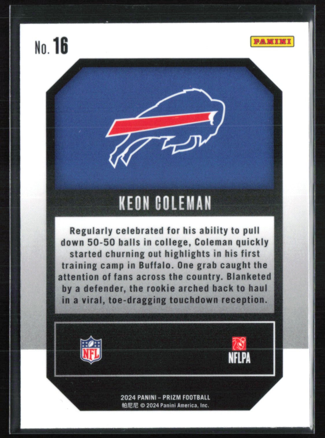 Keon Coleman RC Emergent
