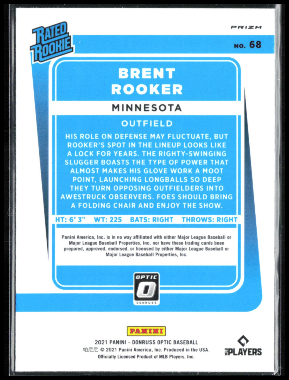 Brent Rooker RC Holo
