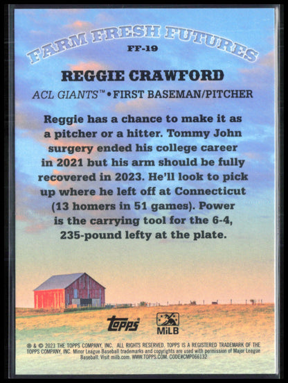 Reggie Crawford Pro Debut