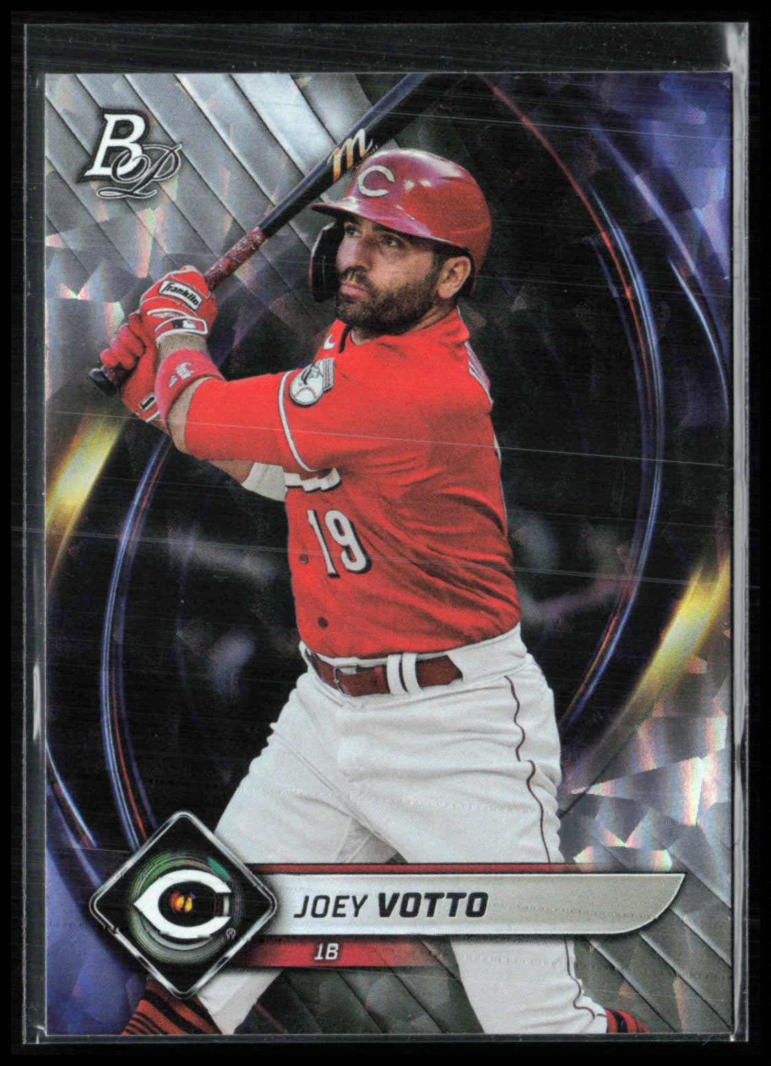 Joey Votto Crackle Foil
