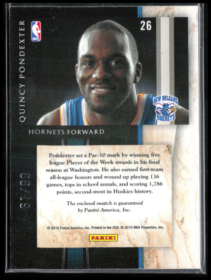 Quincy Pondexter Jumbo Mem /99 Freshmen