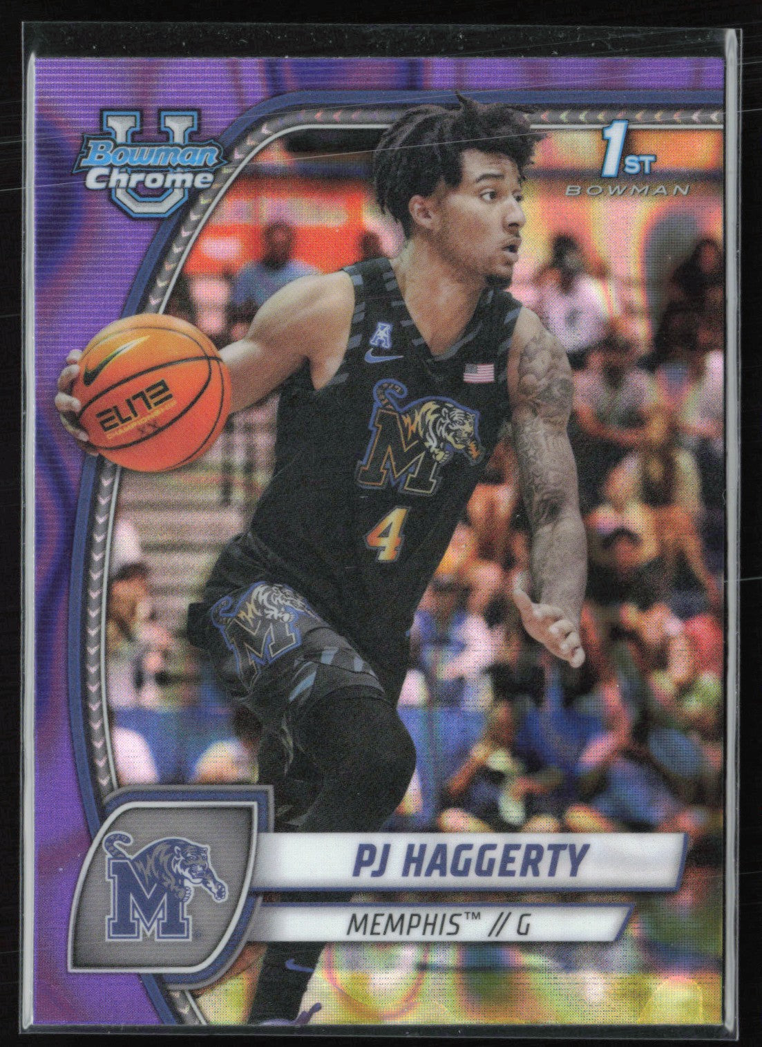 PJ Haggerty 1st Bowman Purple Lava