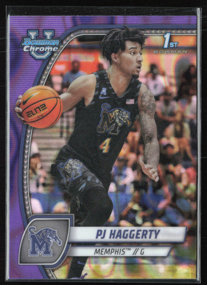 PJ Haggerty 1st Bowman Purple Lava