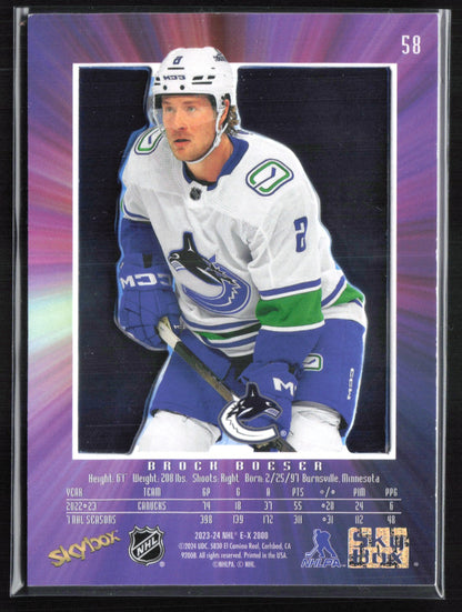 Brock Boeser eX2000
