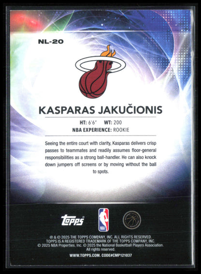 Kasparas Jakucionis RC No Limit