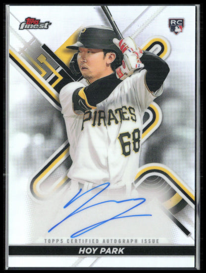Hoy Park RC Auto Refractor 2022 Topps Finest