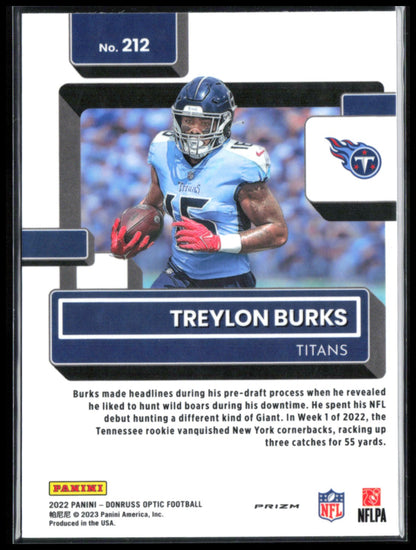 Treylon Burks RC Purple Shock